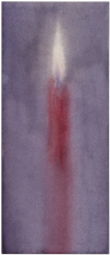 Hommage à Georges de La Tour, 2012, akvarelli / watercolour, 24,5 x 10 cm